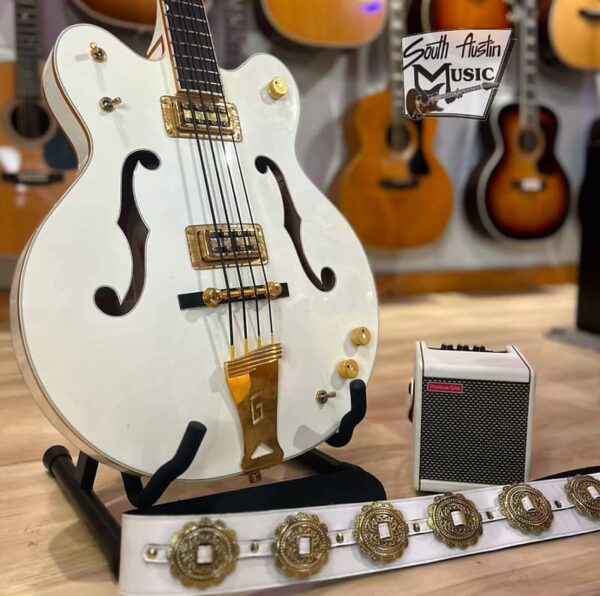 Gretsch White Falcon Bass Package Deal 2010 - White