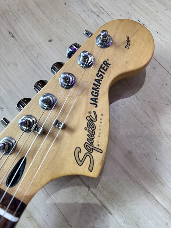 Squier Standard Jagmaster 2000 - 2004 - Silver Sparkle - Image 6