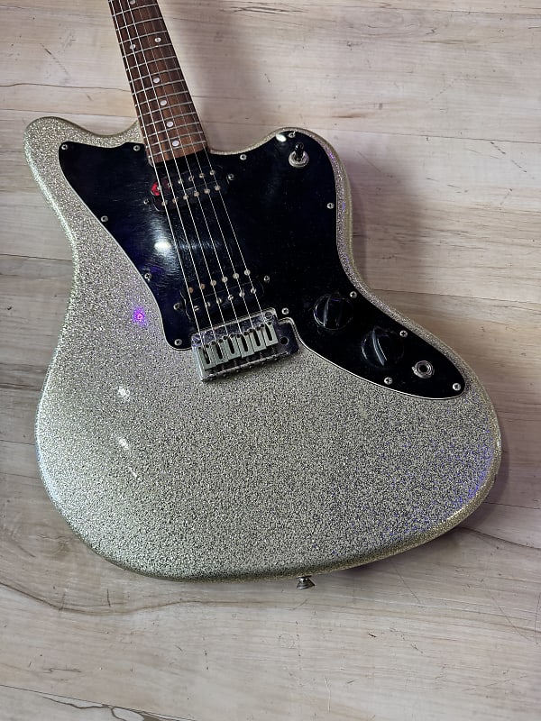 Squier Standard Jagmaster 2000 - 2004 - Silver Sparkle - Image 3