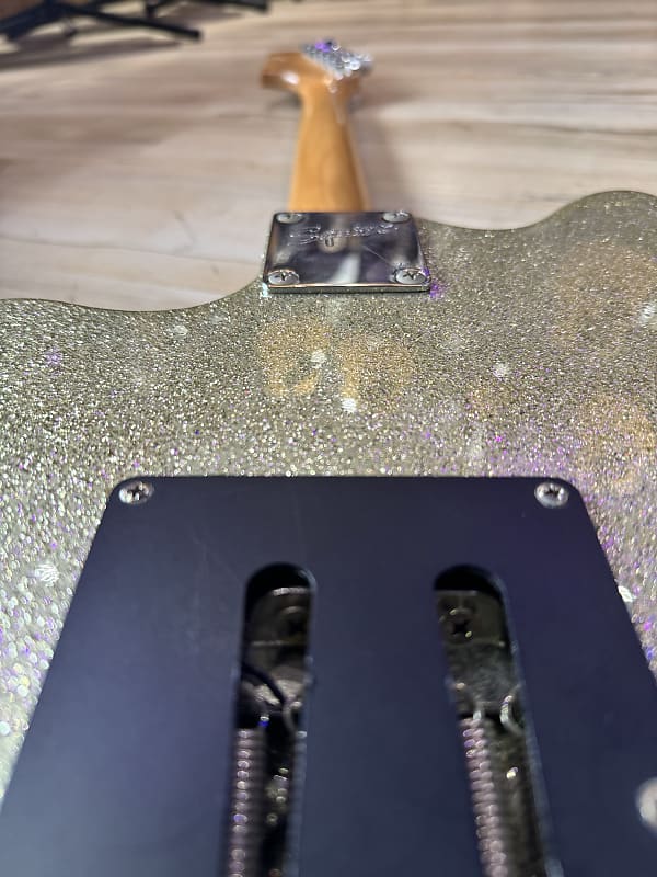 Squier Standard Jagmaster 2000 - 2004 - Silver Sparkle - Image 9