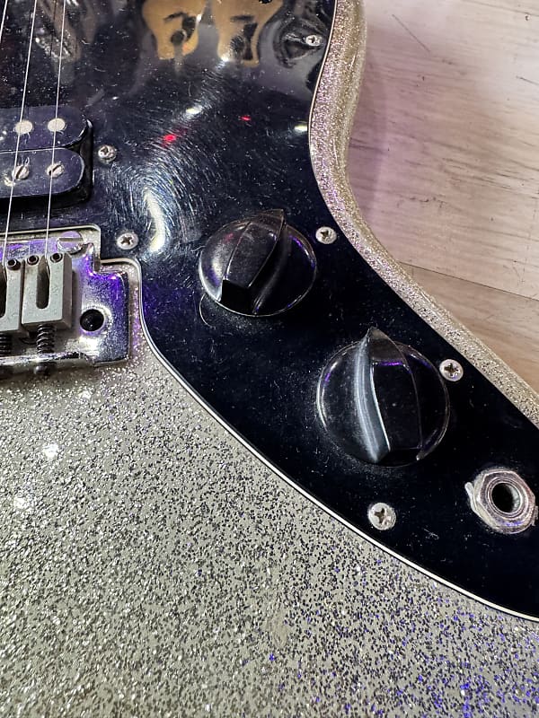 Squier Standard Jagmaster 2000 - 2004 - Silver Sparkle - Image 4