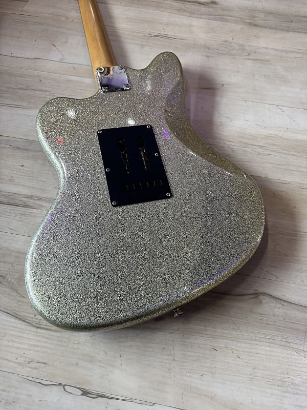 Squier Standard Jagmaster 2000 - 2004 - Silver Sparkle - Image 8
