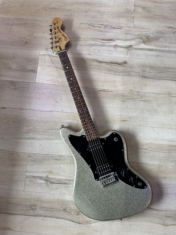 Squier Standard Jagmaster 2000 - 2004 - Silver Sparkle - Image 2