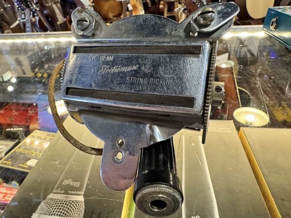 Vintage 1950’s Electromuse Eye Beam Guitar Pickup Chrome Chicago USA - Image 3