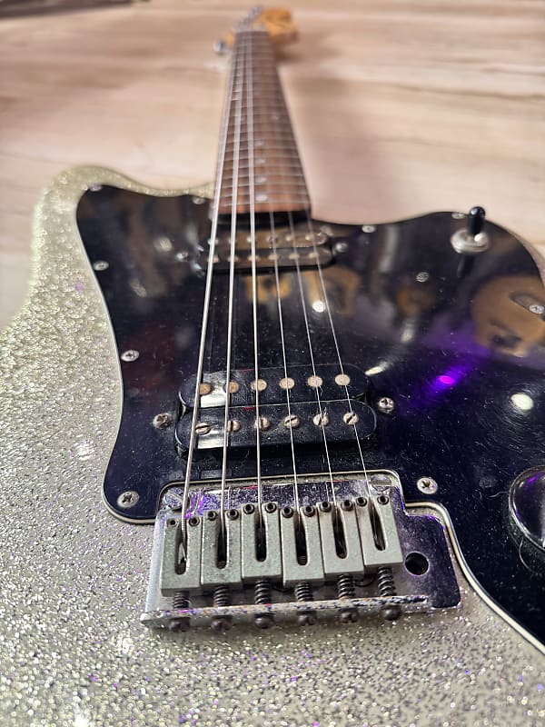 Squier Standard Jagmaster 2000 - 2004 - Silver Sparkle - Image 5
