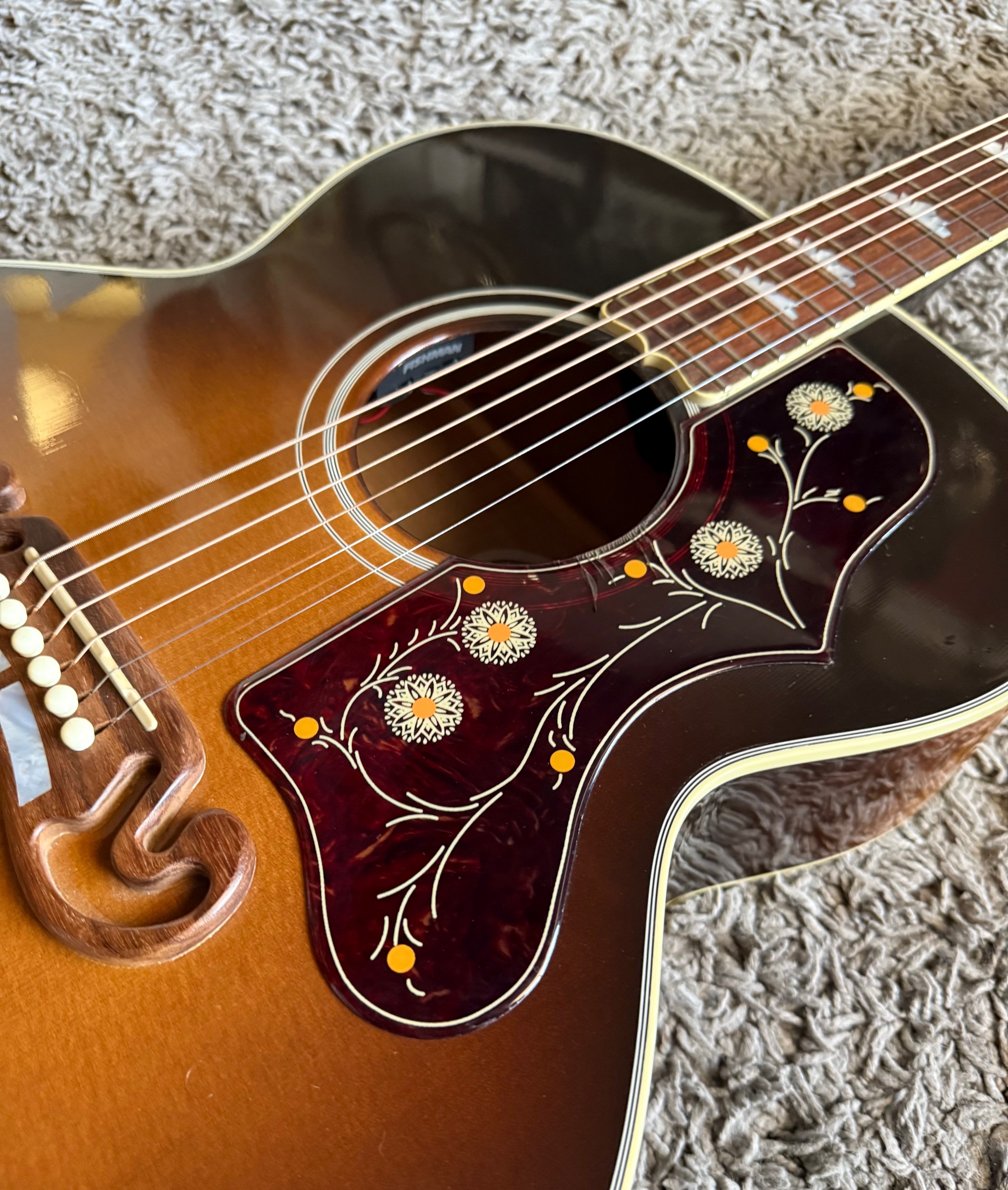 2012 Gibson SJ-200 Standard - Vintage Sunburst - Image 3